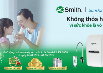 Ưu đãi tháng 7 cùng sự hợp tác của Sunshine Mall và A.O.Smith