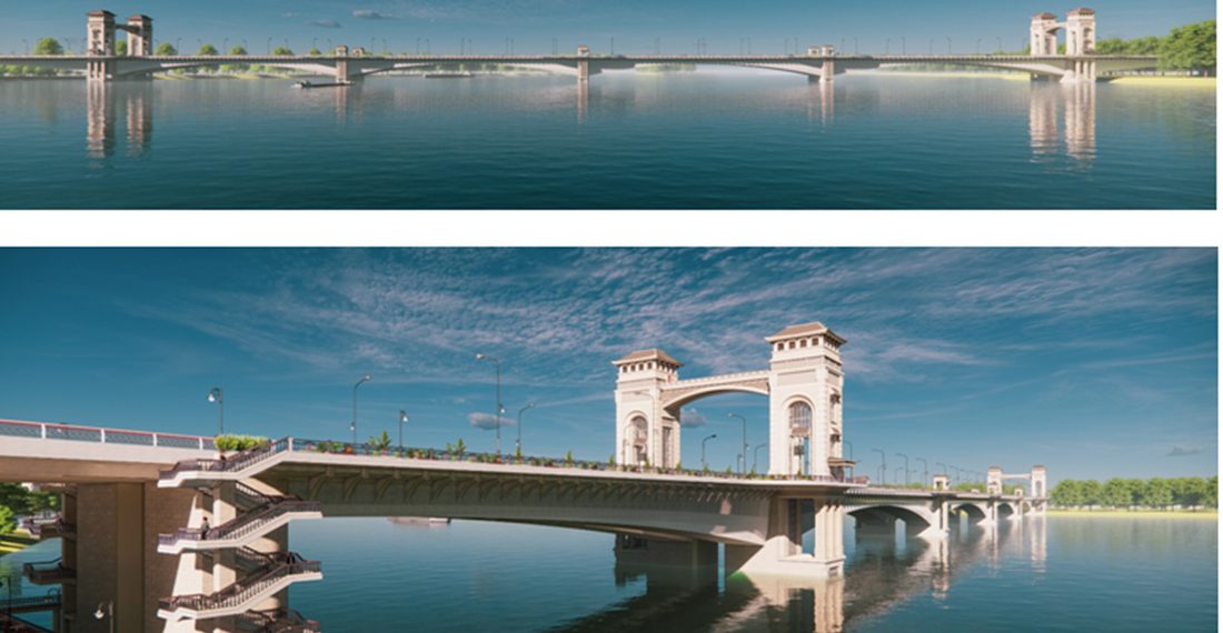 Sẽ thi tuyển lựa chọn kiến trúc cầu Trần Hưng Đạo bắc qua sông Hồng