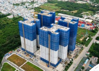 Cập nhật hình ảnh thực tế dự án Q7 Sài Gòn Riverside tháng 11/2021 của tập đoàn Hưng Thịnh