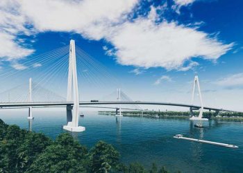 Tiến độ cầu Mỹ Thuận 2 đang vượt kế hoạch