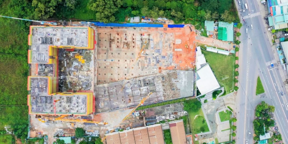 Hình ảnh thực tế tiến độ thi công mới nhất dự án Lavita Thuận An – Bình Dương