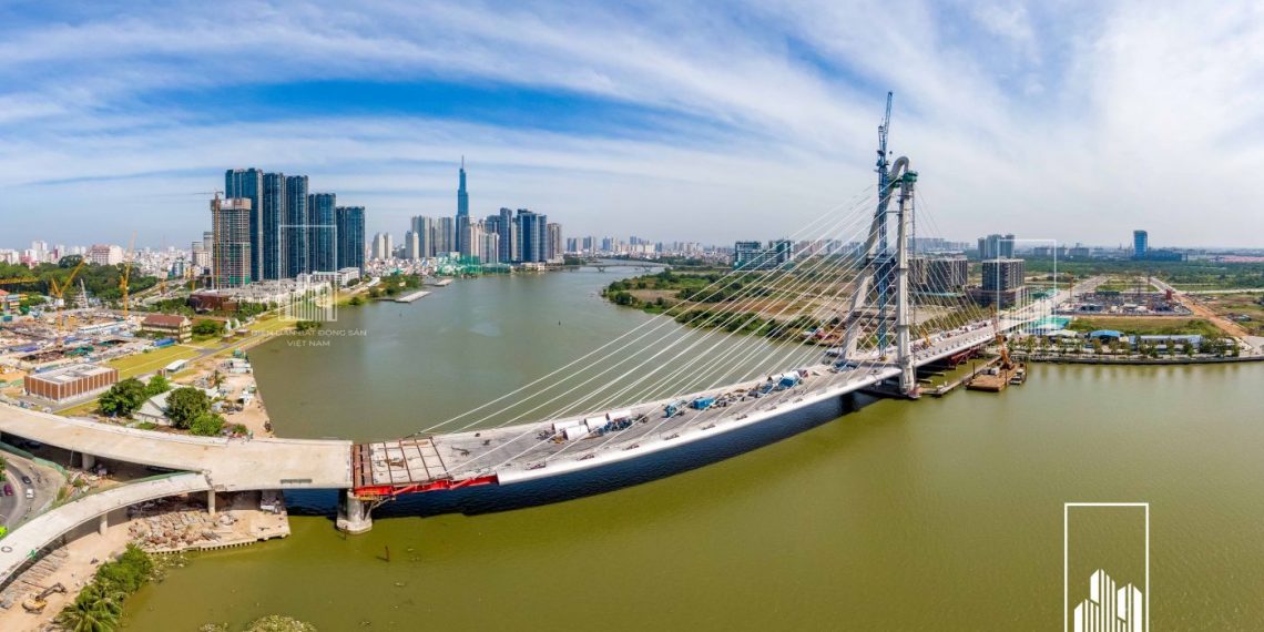 Những hình ảnh mới nhất trên công trường xây dựng Cầu Thủ Thiêm 2: Hứa hẹn hoàn thành toàn bộ kết cấu dầm trước tết Âm lịch 2021