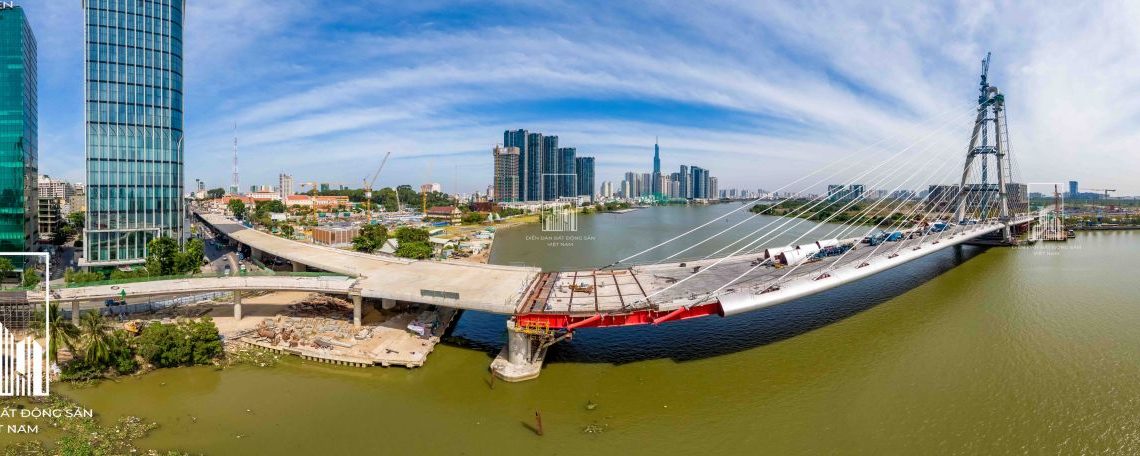 Những hình ảnh mới nhất trên công trường xây dựng Cầu Thủ Thiêm 2: Hứa hẹn hoàn thành toàn bộ kết cấu dầm trước tết Âm lịch 2021