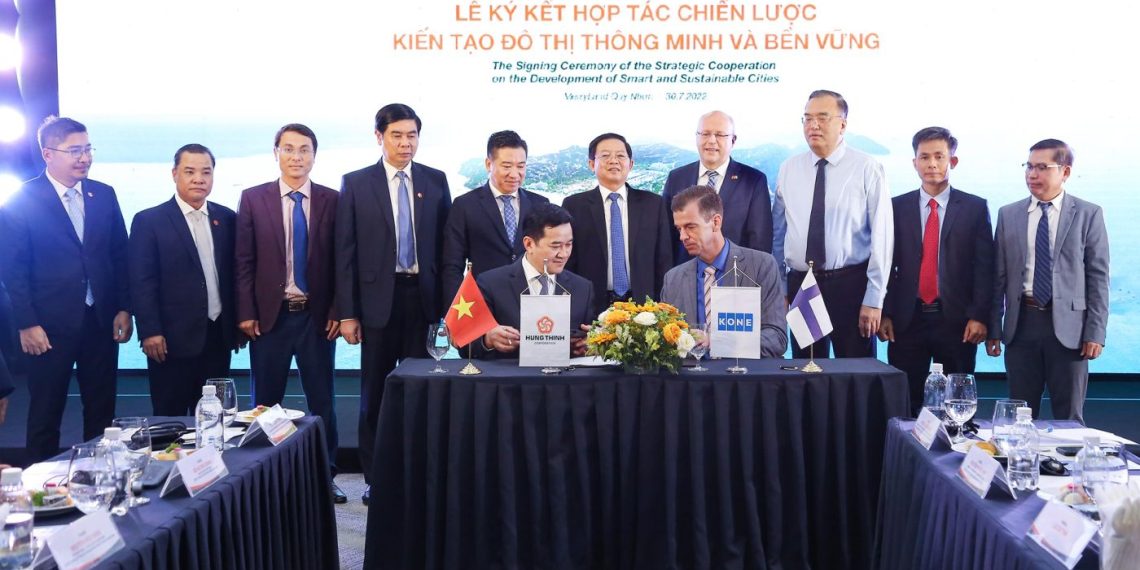 Tập đoàn Hưng Thịnh hợp tác chiến lược với KONE Việt Nam kiến tạo đô thị thông minh và bền vững