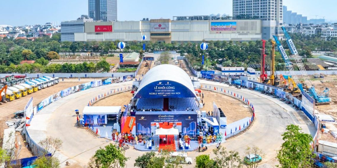 Sunshine Group chính thức khởi công Noble West Lake Ha Noi: Tổ hợp căn hộ cao cấp hàng đầu Việt Nam